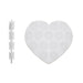 Stick On Me Heart (Double-sided) - Transparent