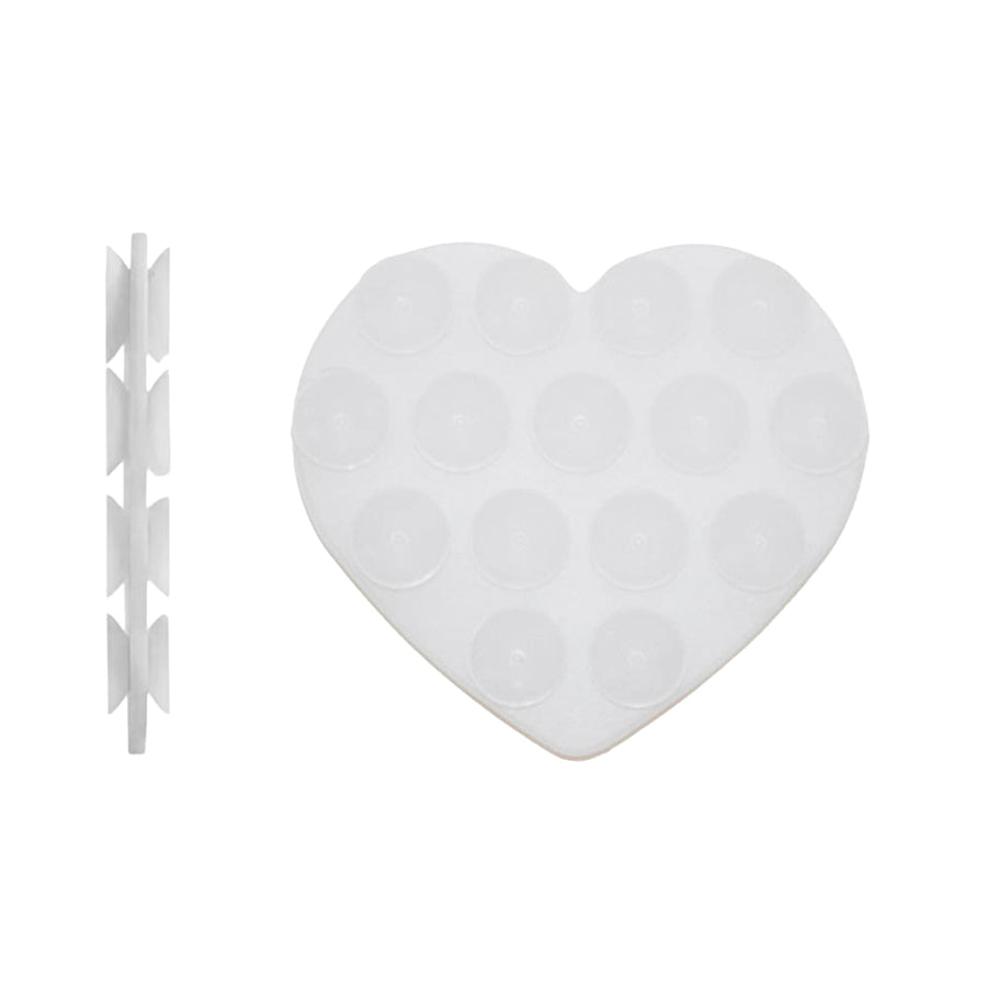 Stick On Me Heart (Double-sided) - Transparent
