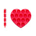 Stick On Me Heart (Double-sided) - Red