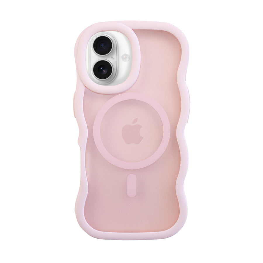 Matte Wavy Case MagSafe Pink - iPhone 17