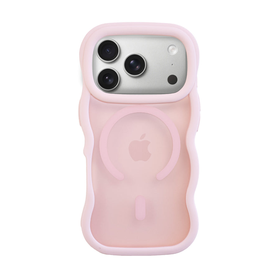 Matte Wavy Case MagSafe Pink - iPhone 17 Pro