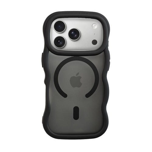 xoxo Wildhearts Matte Wavy Case MagSafe Black - iPhone 17 Pro