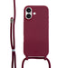 Silicone Cord Case Burgundy - iPhone 17