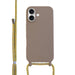 Silicone Cord Case Brown - iPhone 17