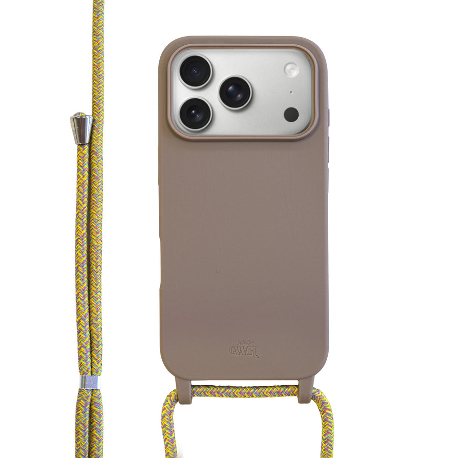 Silicone Cord Case Brown - iPhone 17 Pro