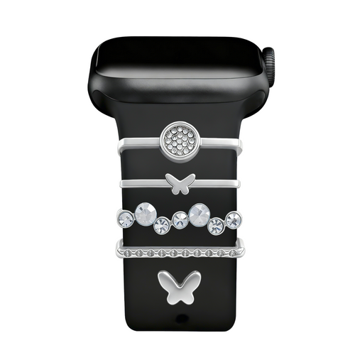 xoxo Wildhearts Watch Strap Charm - Butterfly (silver)