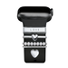 Watch Strap Charm - Hearts (silver)