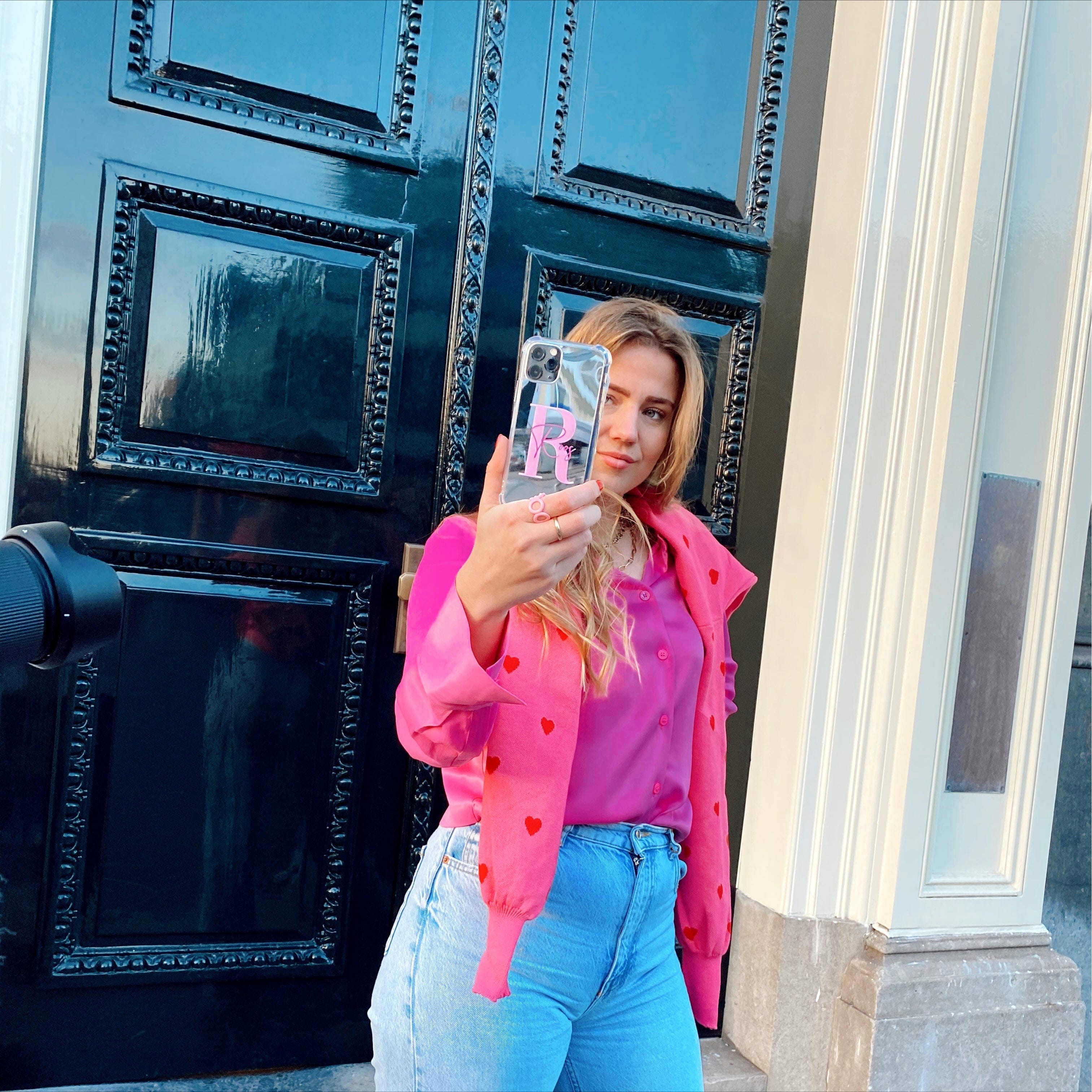 xoxo Wildhearts iPhone 17 Pro Max - Personalized Mirror Case