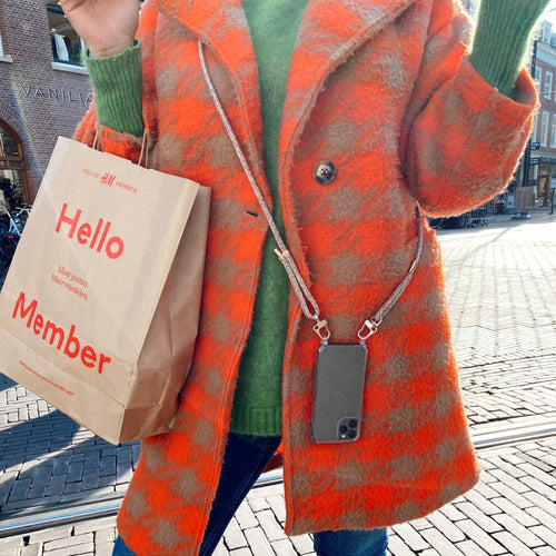 xoxo Wildhearts Samsung Galaxy S24 Ultra - Rainbow Vibes Transparant Cord Case