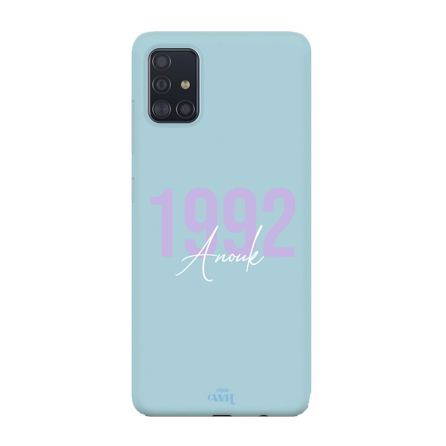 xoxo Wildhearts Samsung A51 Blue - Personalized Colour Case