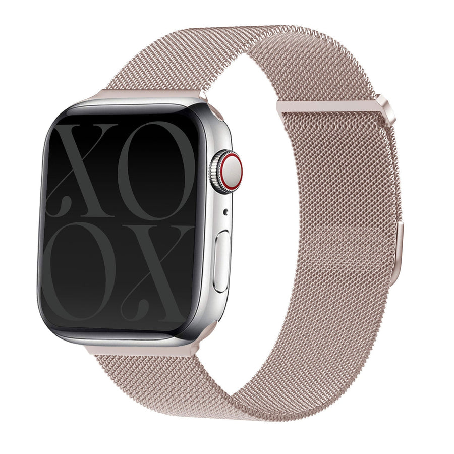 Apple Watch Milanese strap rose gold