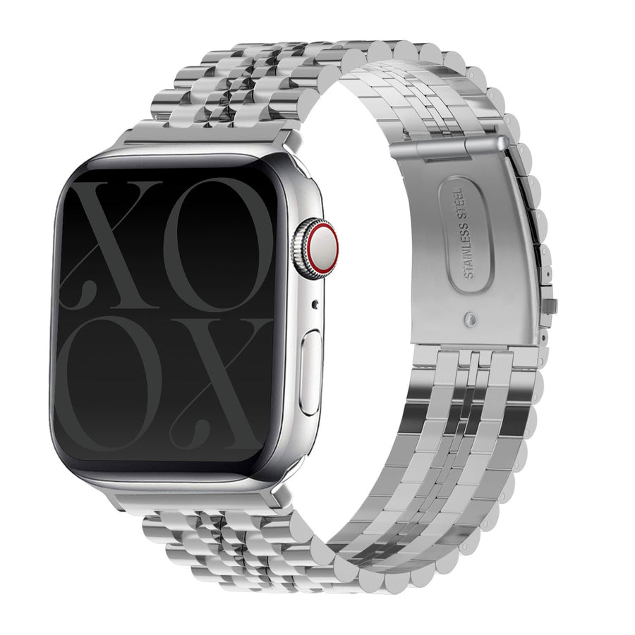 Apple Watch stalen bandje zilver