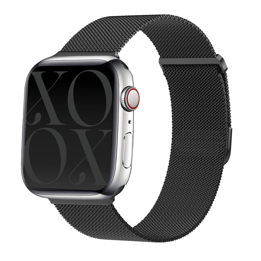 Apple Watch Milanees bandje zwart