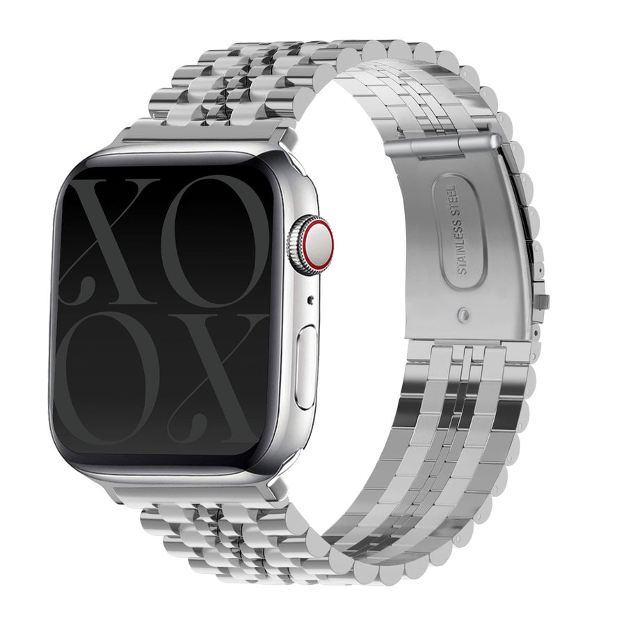 Apple Watch stalen bandje zilver