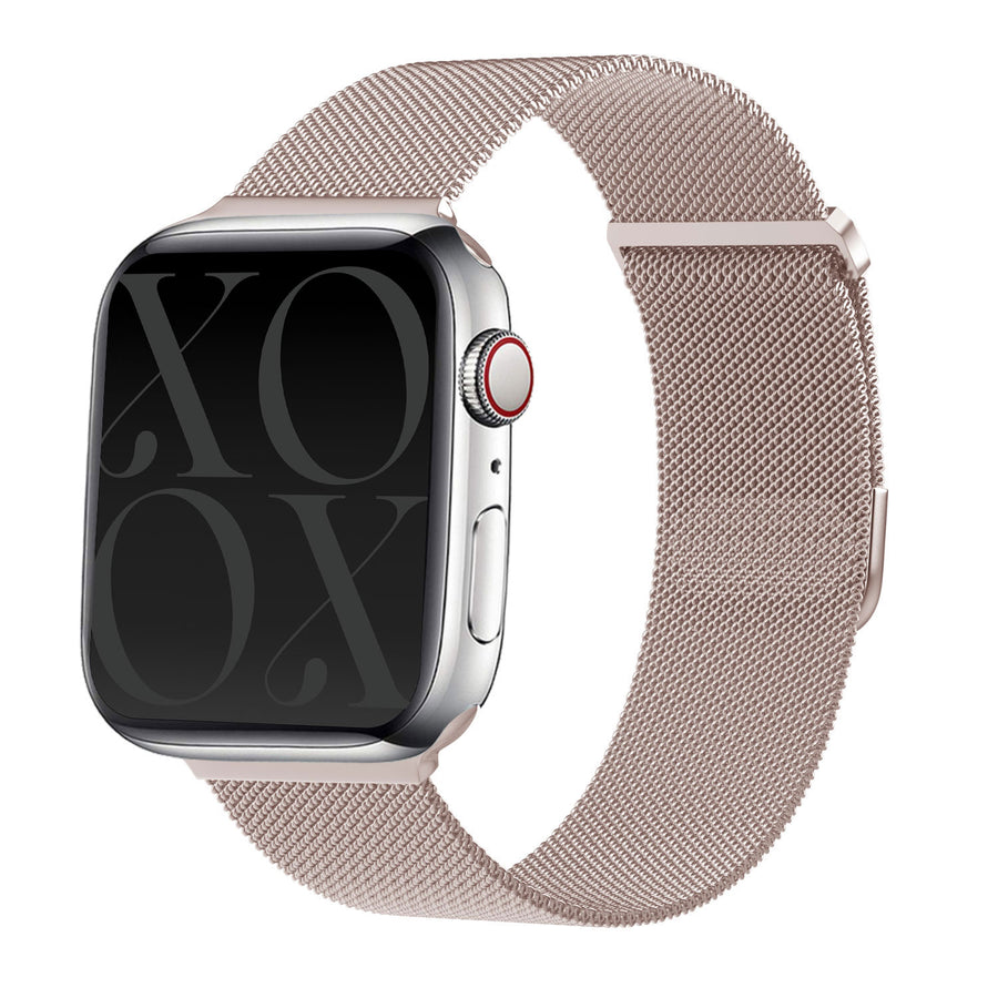 Apple Watch Milanese strap rosé gold