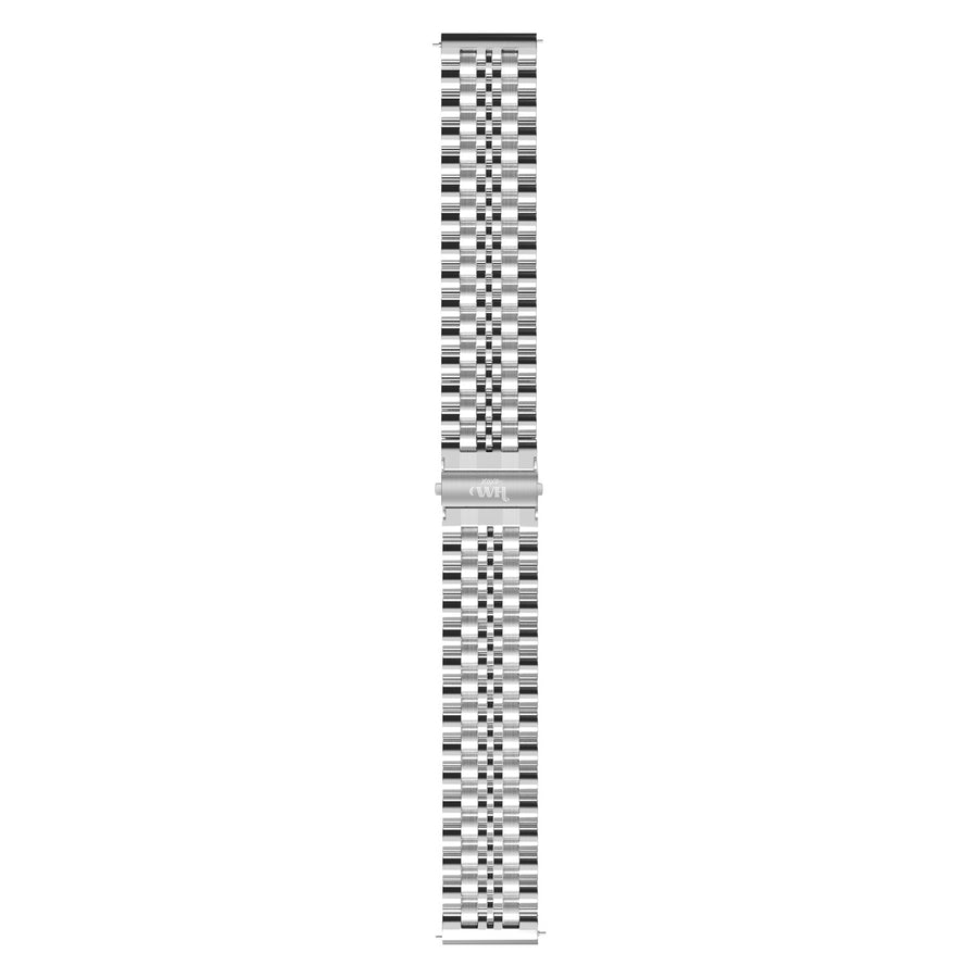 xoxo Wildhearts - Samsung Galaxy Watch Active 2 (40 & 44mm) stalen bandje (zilver)