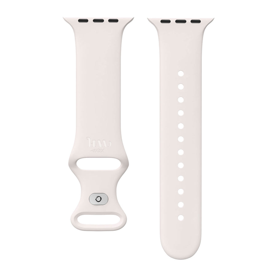 xoxo Wildhearts - Apple Watch siliconen bandje beige - 38/40/41/42mm
