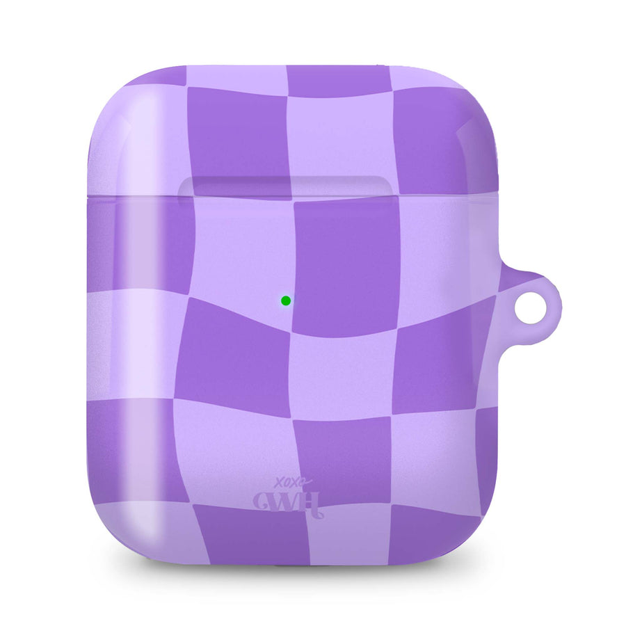 xoxo Wildhearts - AirPods case - Violet Vibes - Glossy