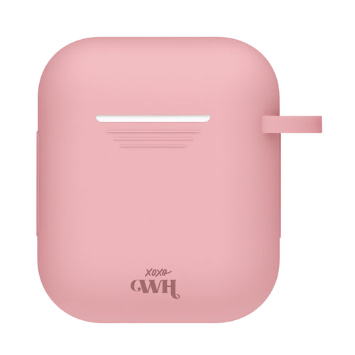 xoxo Wildhearts AirPods 1 & 2 - Silicone Case (Pink)