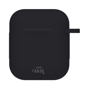 xoxo Wildhearts AirPods 1 & 2 - Silicone Case (Black)