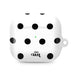 AirPods 4 case - Polka Dots (White)