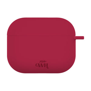 xoxo Wildhearts AirPods 4 - Silicone Case (Burgundy)