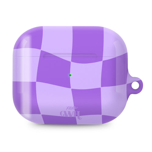 xoxo Wildhearts - AirPods Pro 3 case - Violet Vibes - Glossy