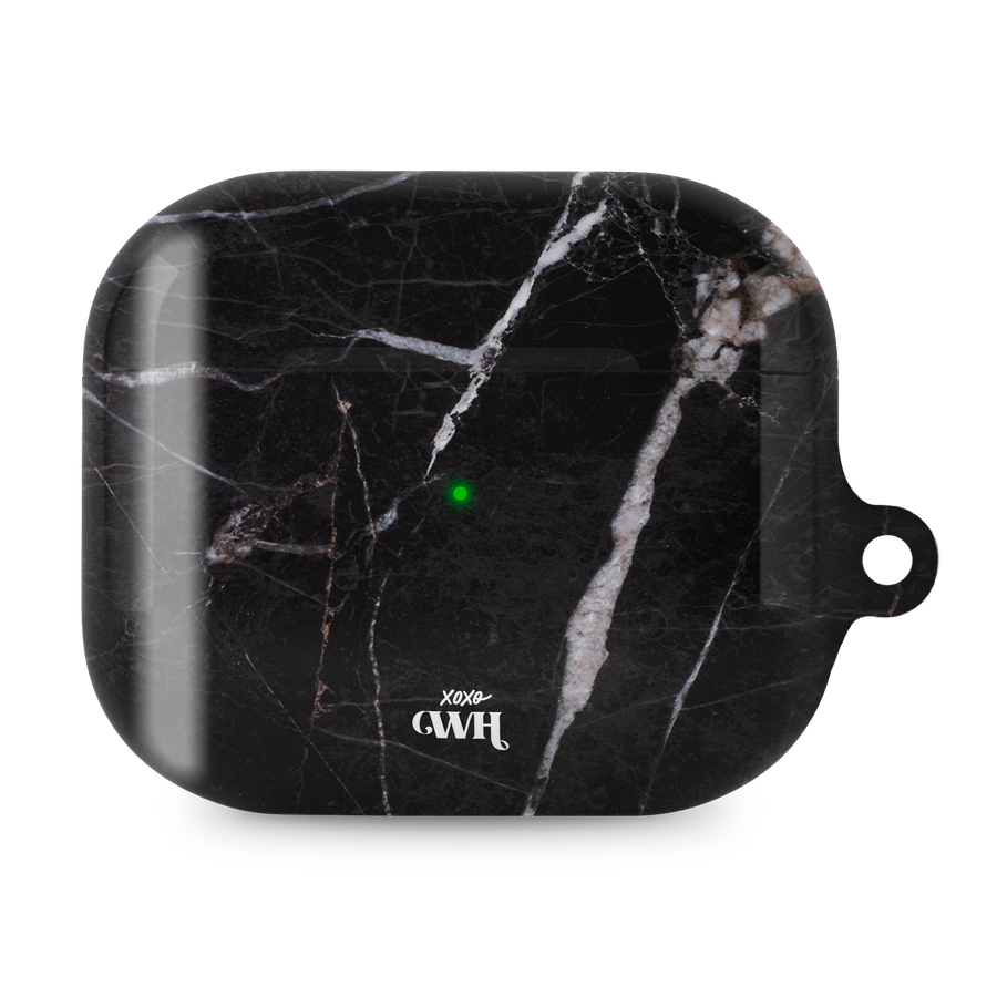 xoxo Wildhearts - Marble Black Mood - AirPods