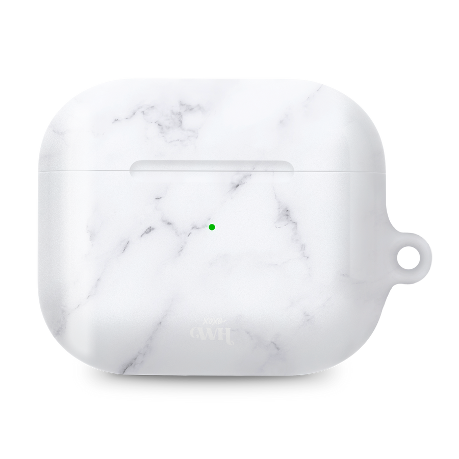 xoxo Wildhearts - Marble White Lies - AirPods