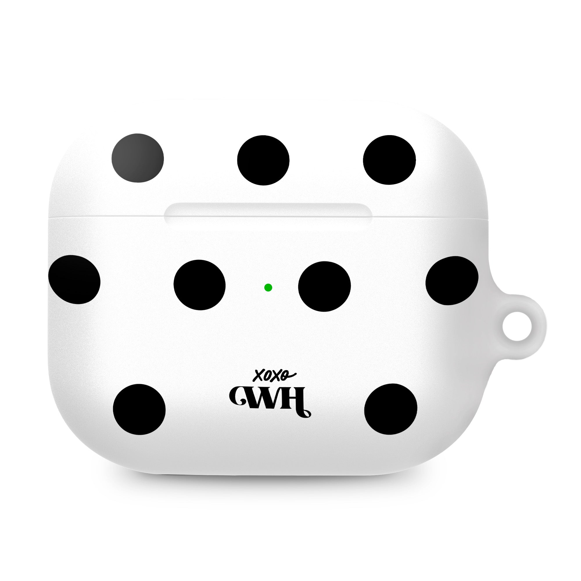 xoxo Wildhearts Polka Dots (White) - AirPods