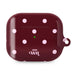 AirPods Pro - Polka Dots (Burgundy)