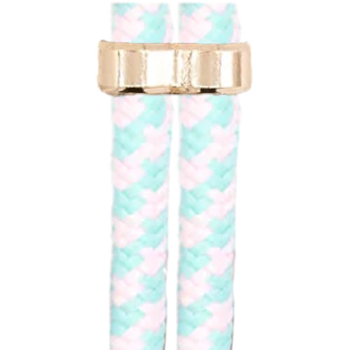 xoxo Wildhearts - iPhone 12 - Aqua Pink Transparant Cord Case