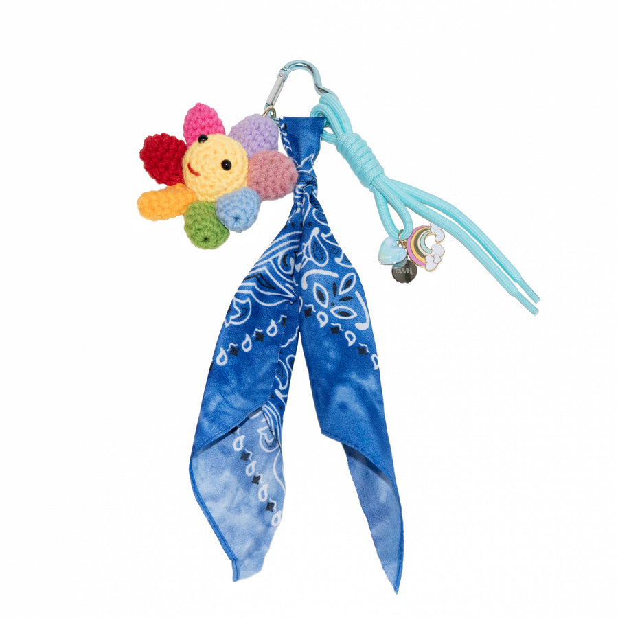 Bag Charm - Sunshine Bloom - Blue