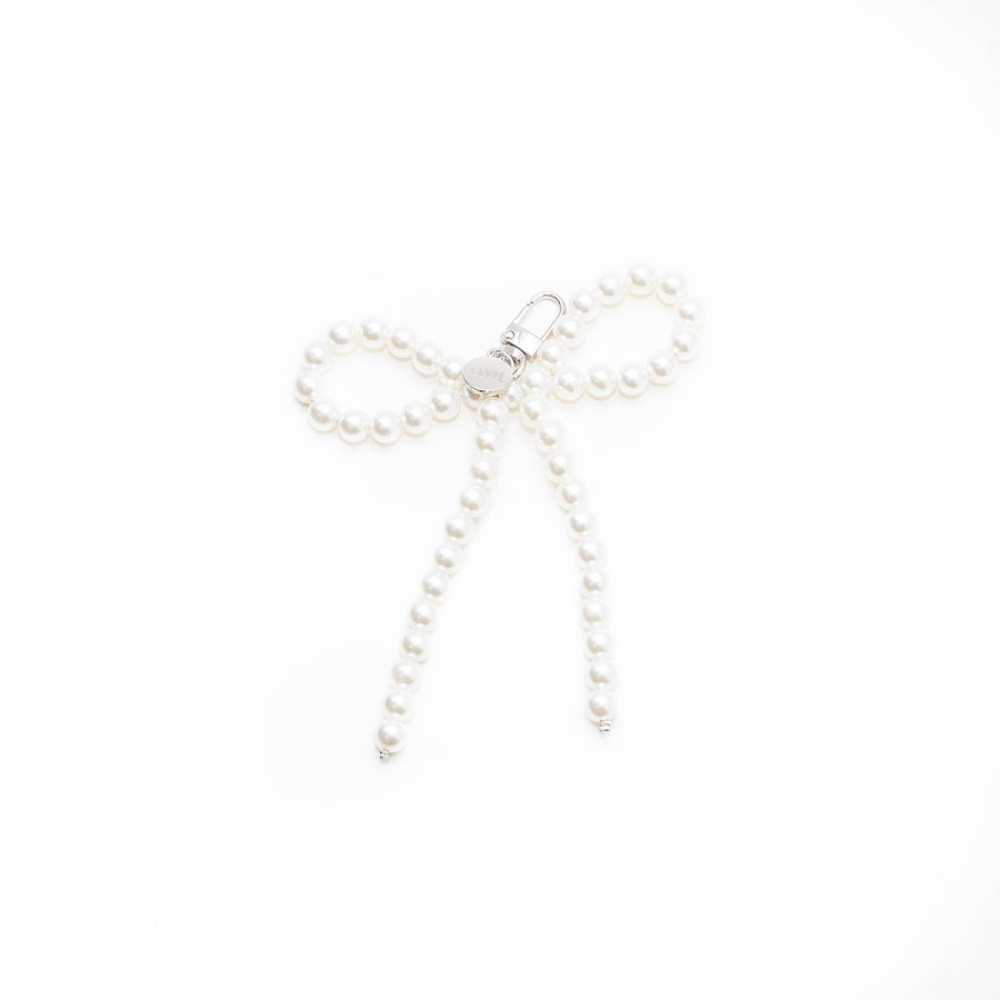 Bag Charm - Ribbon Pearl