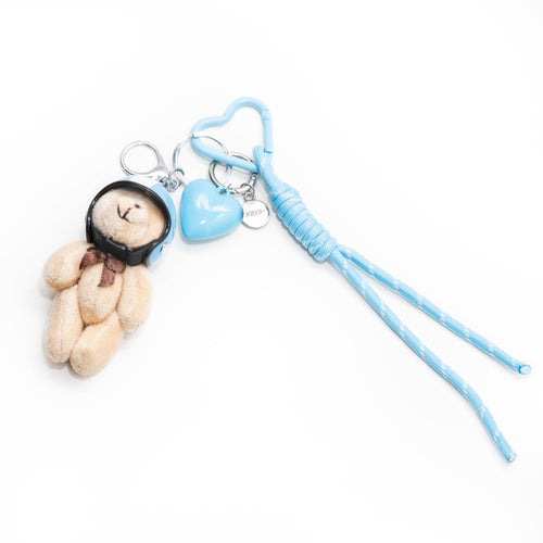 xoxo Wildhearts Bag Charm - Berry Pilot - Blue