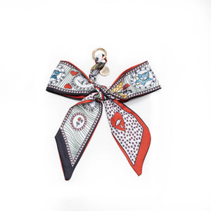 xoxo Wildhearts Bag Charm - Parisian Bow - Kiss