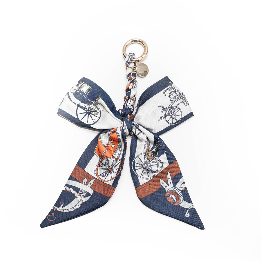 Bag Charm - Parisian Bow - Black