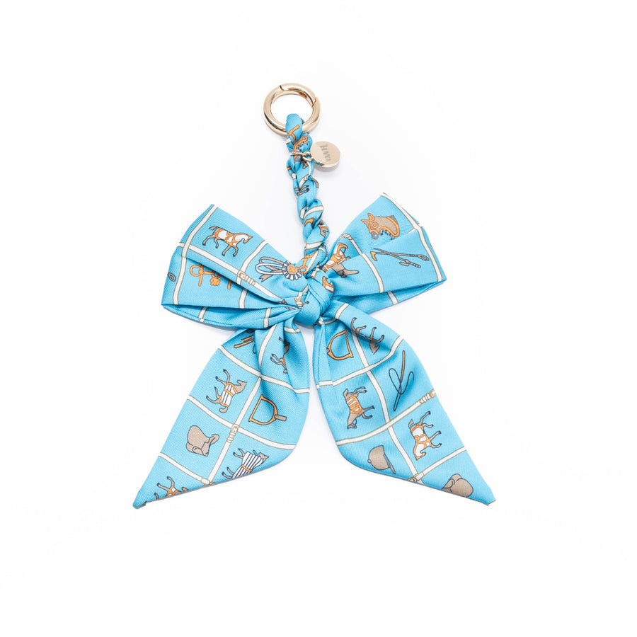 Bag Charm - Parisian Bow - Blue