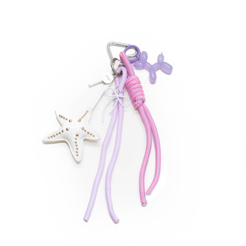 xoxo Wildhearts Bag Charm - Starfish - Purple