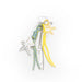 Bag Charm - Starfish - Yellow