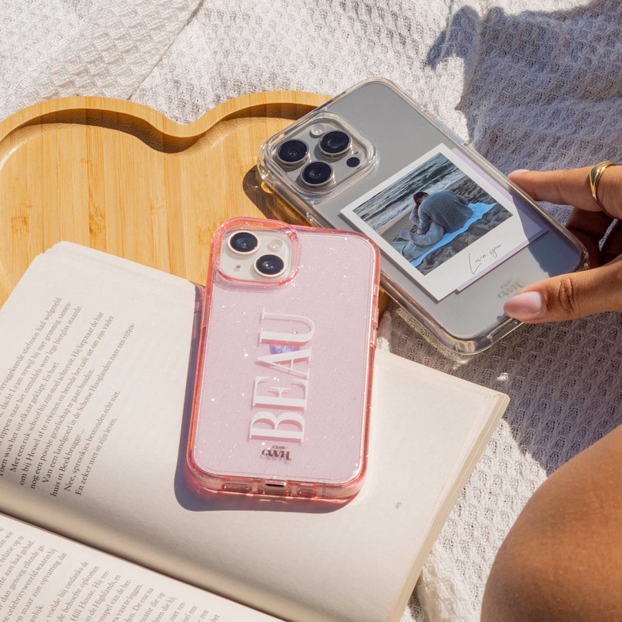 xoxo Wildhearts - Sparkle Away Pink Personalized - iPhone 7/8/SE