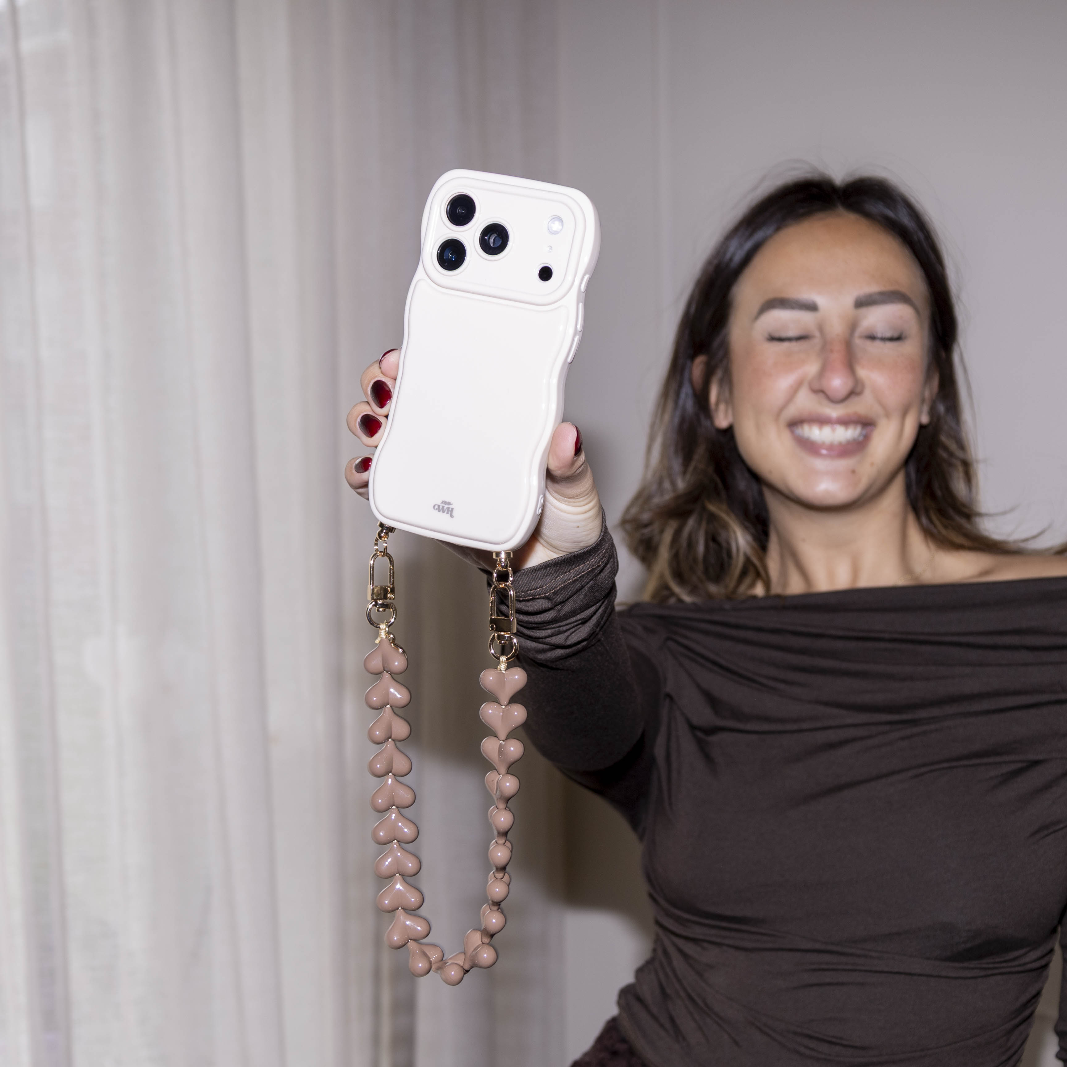 xoxo Wildhearts Funky Hearts Cord (dark brown)