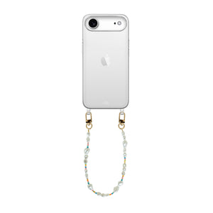 xoxo Wildhearts iPhone 17 Air - Beachy Vibes Transparant Cord Case - Short Cord