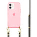 iPhone 12 - Gold Goddess Cord Case Pink