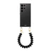 Funky Hearts Black Transparant Cord Case - Samsung Galaxy S23 Ultra
