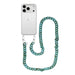 iPhone 17 Pro Max - Blue Ocean Transparant Cord Case - Long Cord