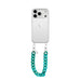 iPhone 17 Pro Max - Blue Ocean Transparant Cord Case - Short Cord