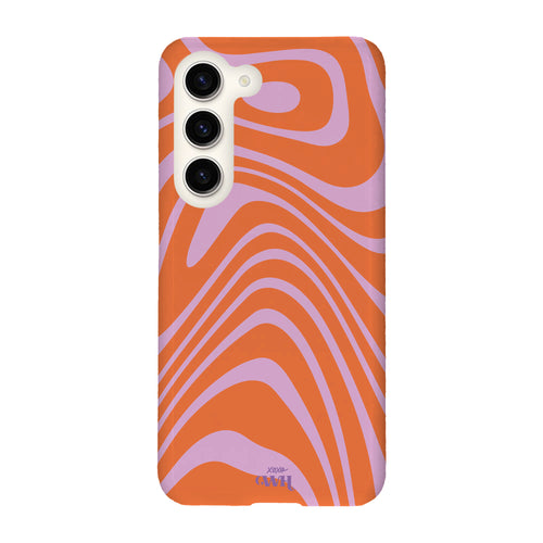 xoxo Wildhearts Boogie Wonderland Orange - Single Layer - Samsung Galaxy S25
