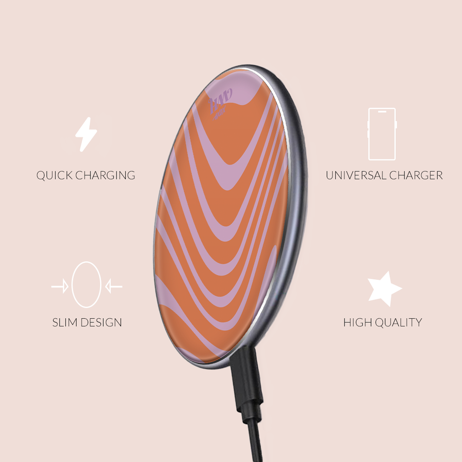 Wireless Charger - Boogie Wonderland Orange