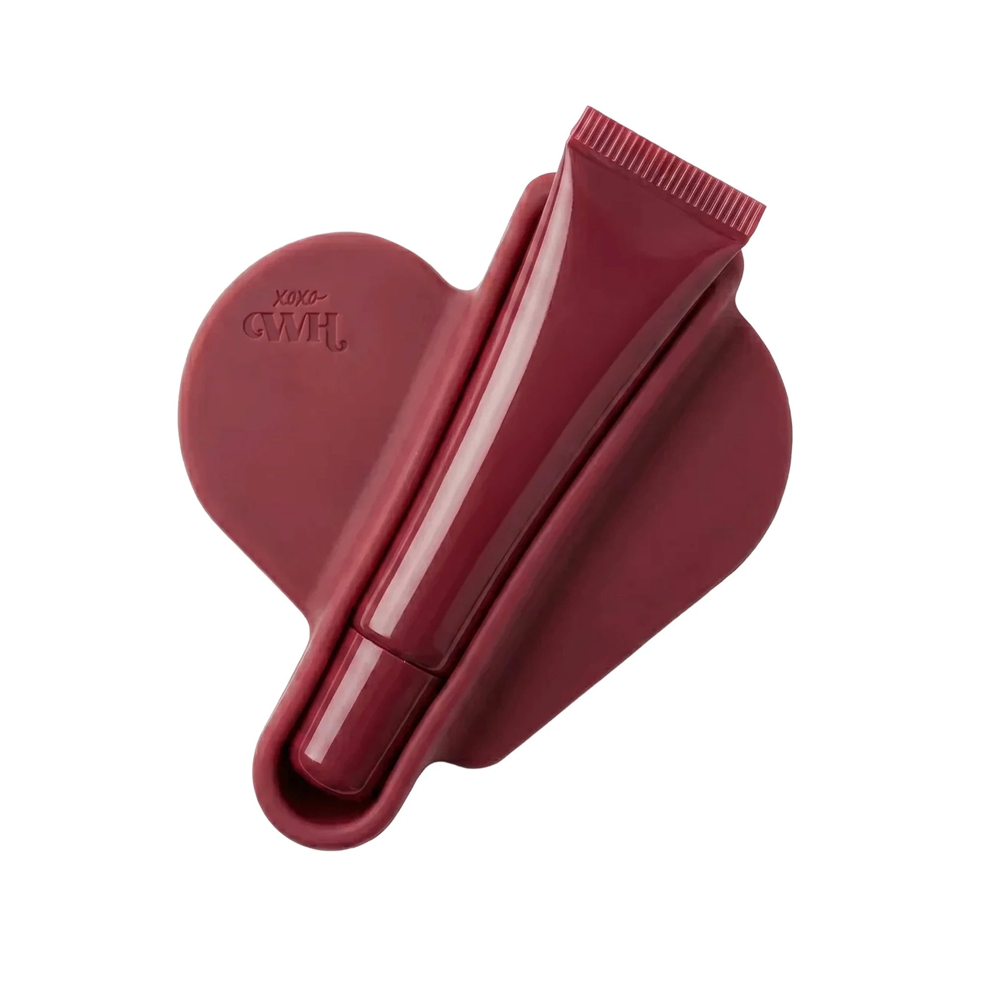 Lipgloss Holder - Heart (Burgundy)